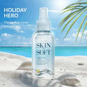 Avon Skin So Soft Original Dry Oil Spray with Jojoba Oil 5.07 fl oz / 150ml