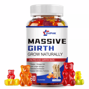 Vital Grow XL Gummies For Men - Advanced Formula Vitamin Supplement - 60 Gummies (1 Bottle)